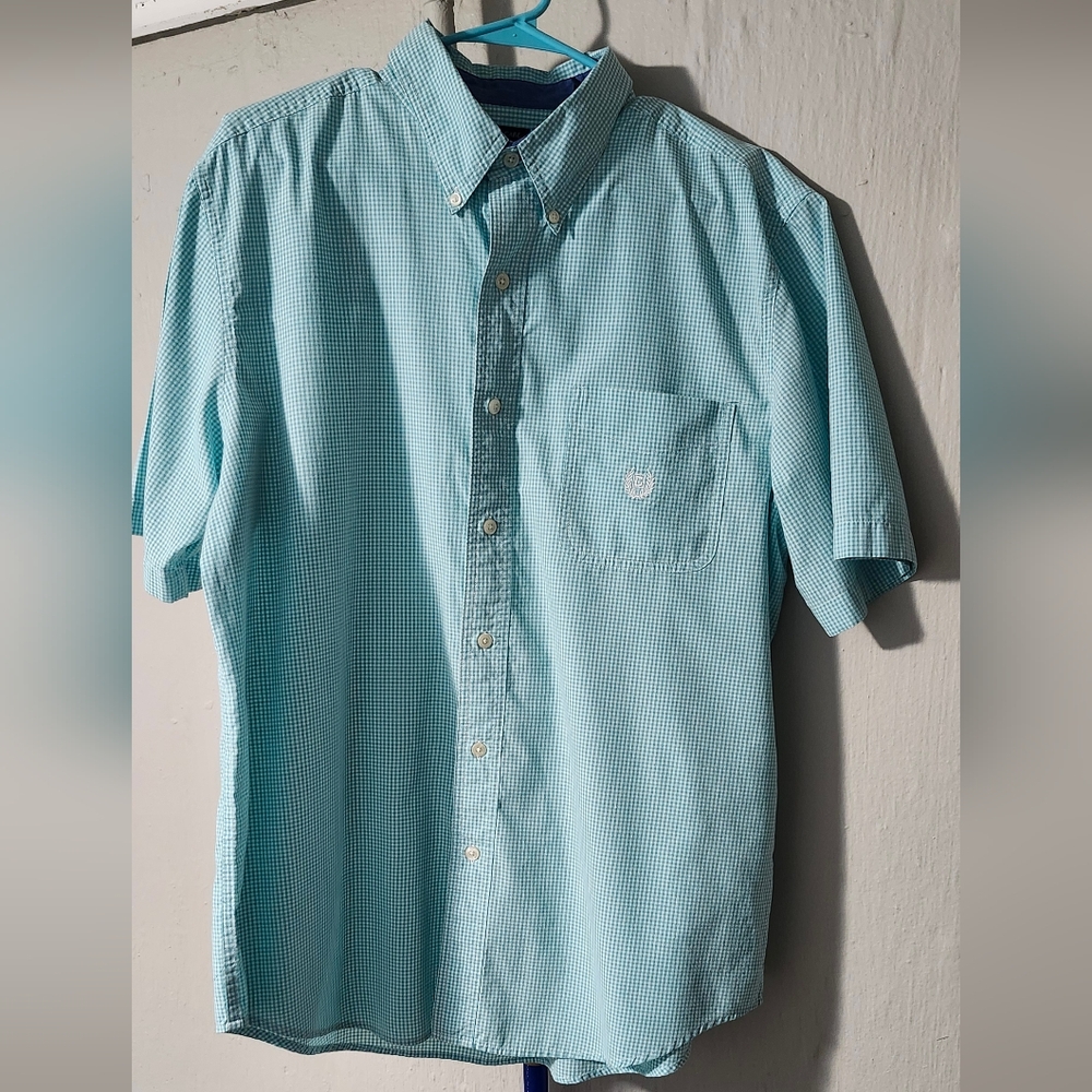 Men's Blue Checkered Shirt